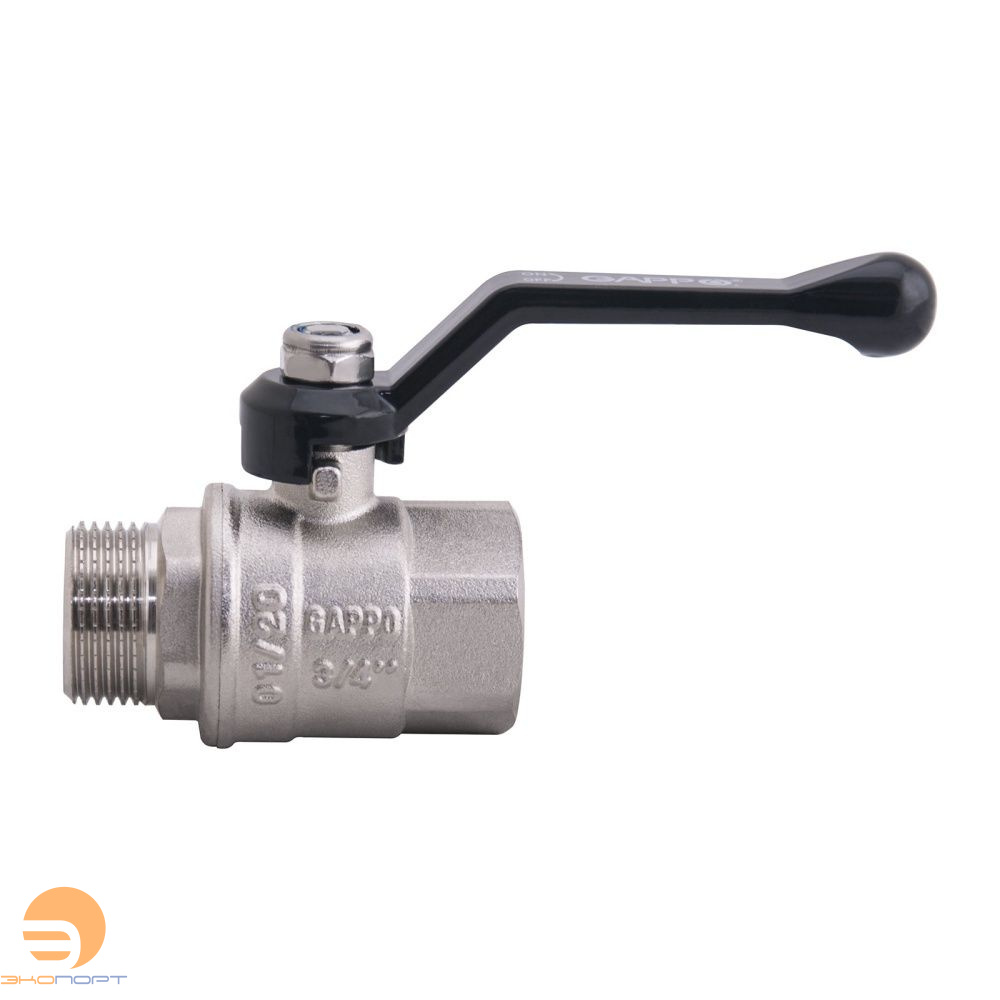 Кран шаровой НВ 11/2" (рычаг) Gappo