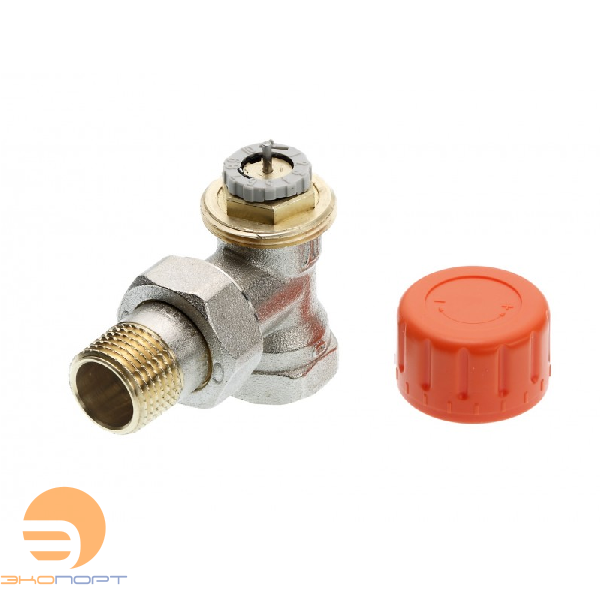 Термостатический вентиль угловой, с предварительной настройкой TECE