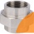 Сгон прямой (американка)  1 1/4" (никель) ВВ STOUT 