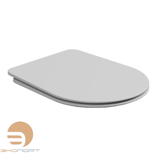 Крышка с сиденьем для подвесного унитаза с микролифтом белый глянцевый Ceramic Design Hit! GSG 