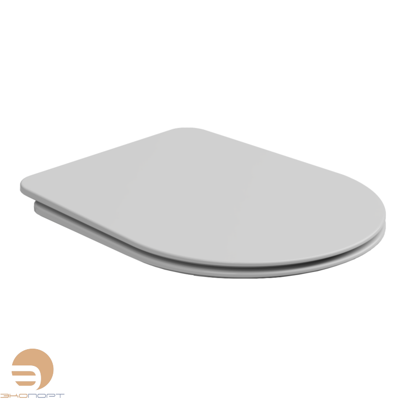 Крышка с сиденьем для подвесного унитаза с микролифтом белый глянцевый Ceramic Design Hit! GSG 