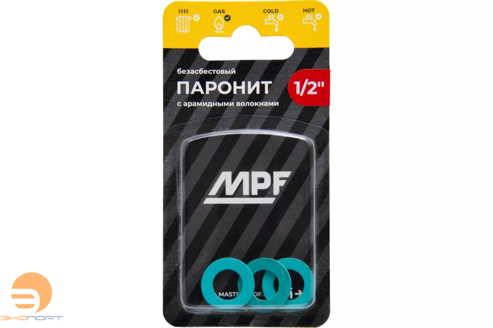Прокладка паранитовая безасбестовая MPF 1/2 (3шт) MP
