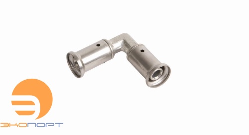 Угольник 26-90 латунь, пресс HENCO