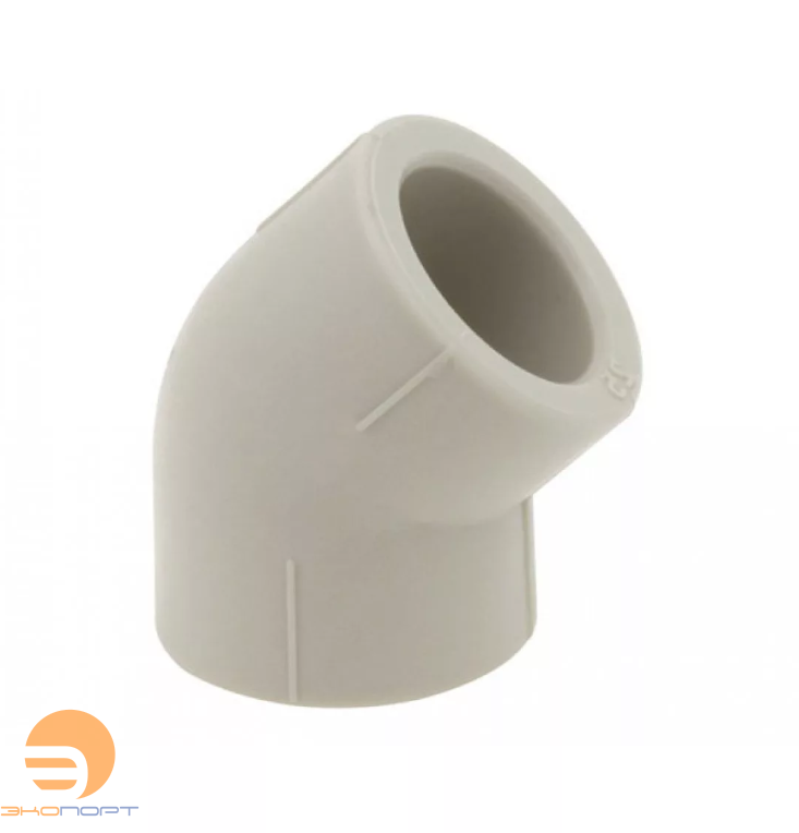 Угольник 32-45° PPRC серый KALDE