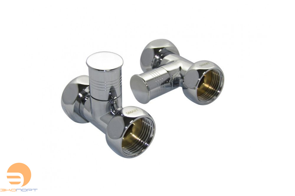 Кран прямой, колпачок 1"х1" г/г (без отр.) SG/Компл ПАРА (2шт.)