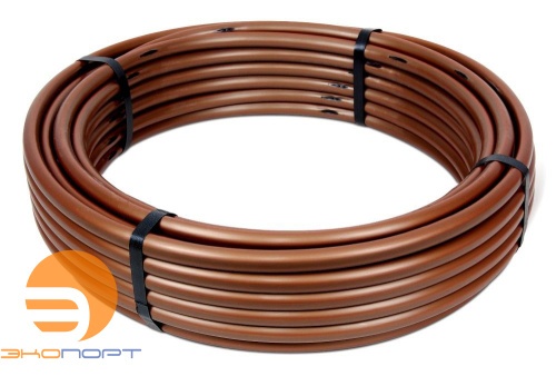 Шланг капельный без капельниц , бухта 100 м , коричневого цвета Rain Bird