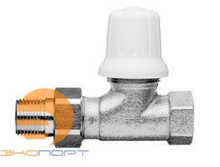 Ручной радиаторный клапан прямой Mira-3, 3/4" (DN20), Kvs 2.2