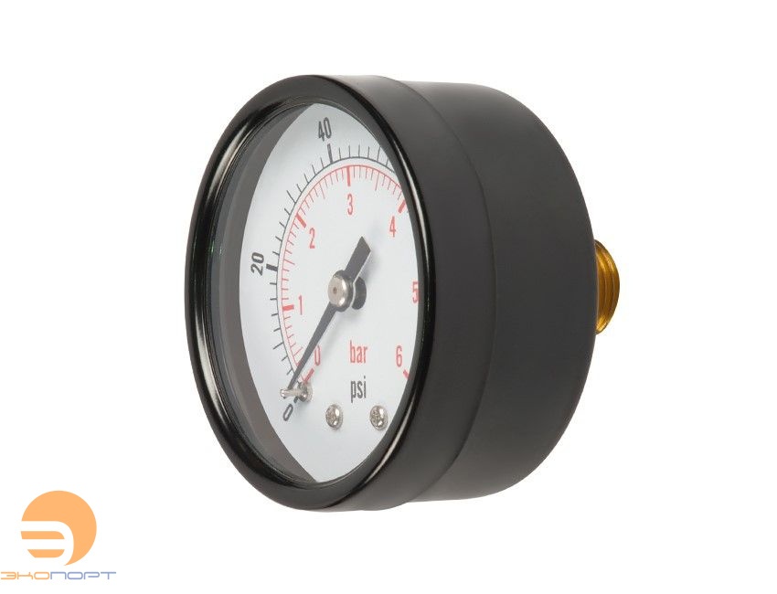Манометр аксиальный (1/4", 0-6 бар) Unipump