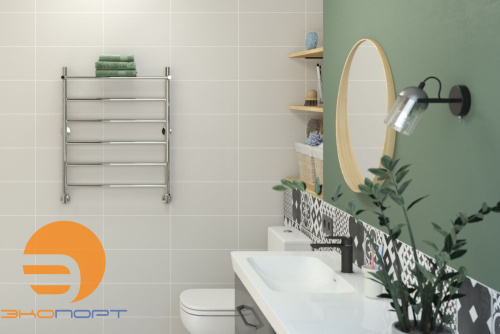 Полотенцесушитель водяной Универсал-54 800х600, нерж. ст., Стилье