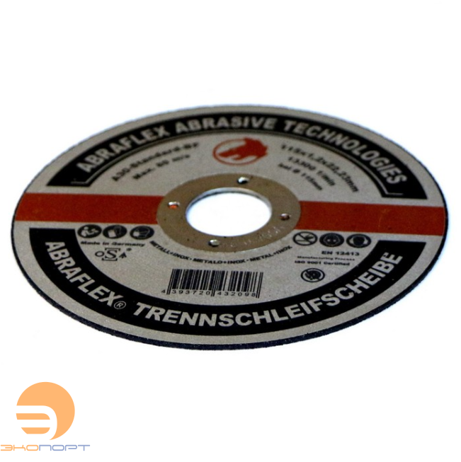 Круг отр. ф 180 х 2,5 х 22,23 д/мет, "Abraflex" A-30 Standart BF КРЕПЕЖ