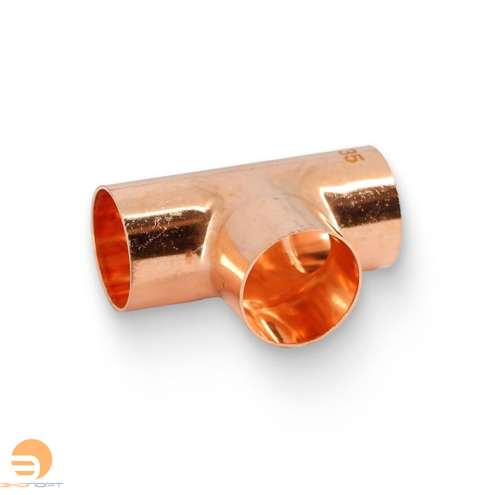 Тройник медь пайка 35х35х35 JINTIAN