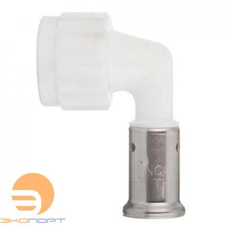 Угольник 32х1 ВР, ПВДФ пресс(белая) HENCO