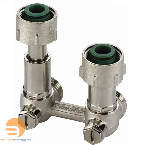 Узел нижнего подключения ET2/50 телескопический угловой, ВР3/4х3/4НР Simplex