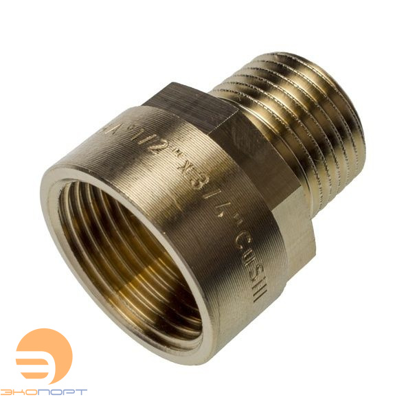 Переходник НР-ВР  1/2"x1" мод. 3242 (бронза) SANHA PURAFIT