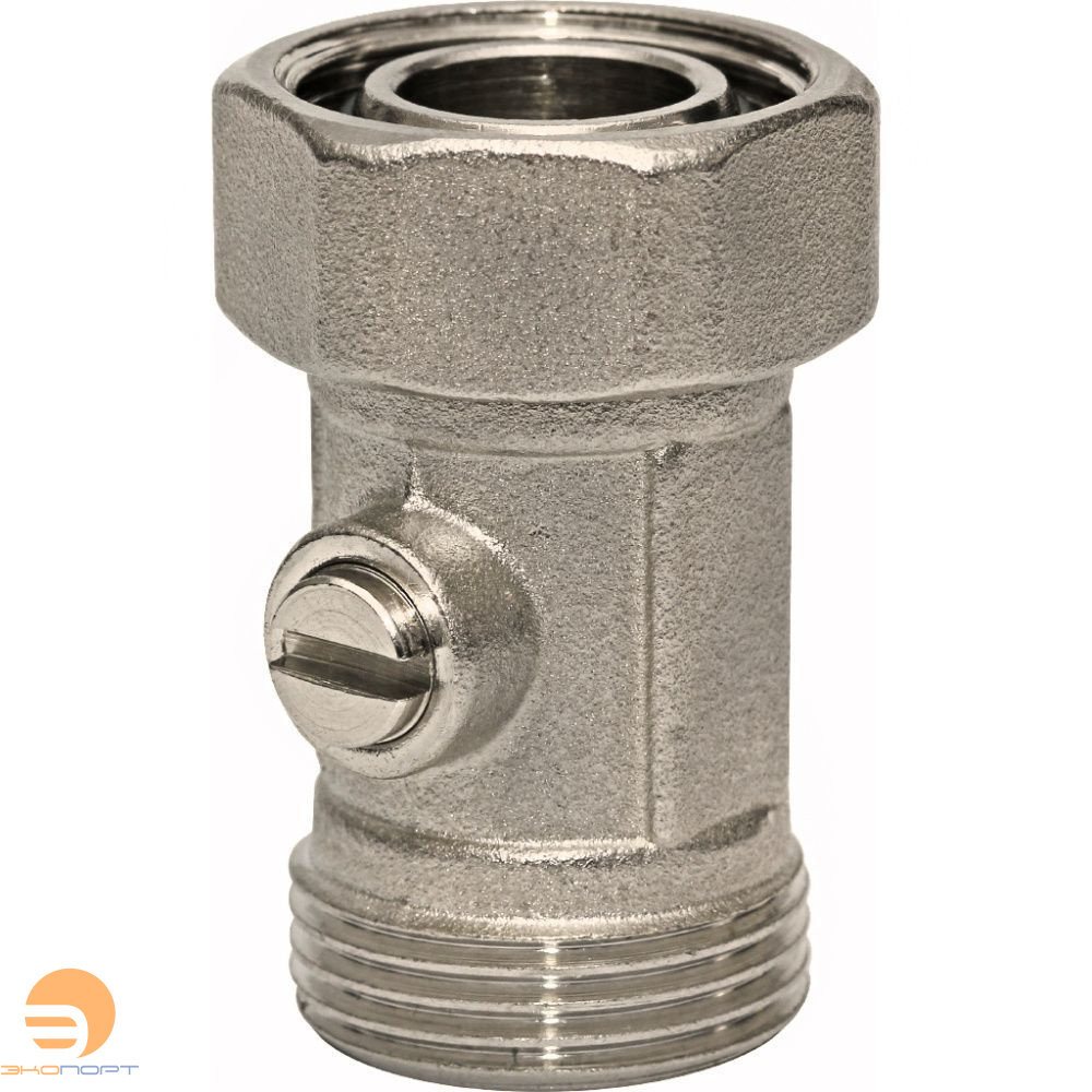 Узел нижнего подключения, прямой 3/4 , радиатора, раздельный STOUT