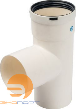 Тройник Тобраз. конденсац. DN80 м/п PP-FE STOUT (пластик)