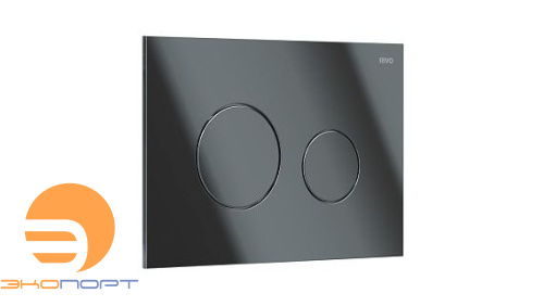 Панель двойного смыва Touch NEO (хром / пластик), RIVO