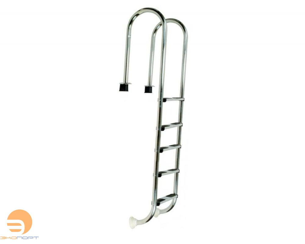 Лестница 5 ступени (у.б.) LUXE AISI-304, MU-Series