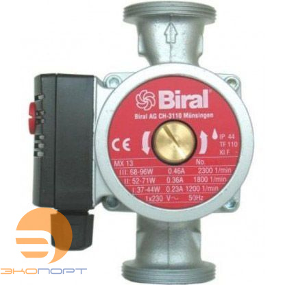 Насос циркуляционный MX 13-2, 180мм, 230В, с гайками G2"хRp11/4" BIRAL