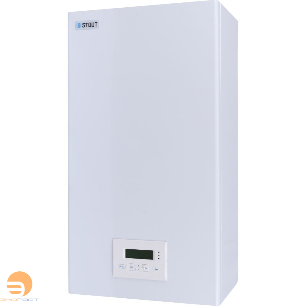 Котел электрический  18 кВт 3х фаз., тены 3шт STOUT PLUS