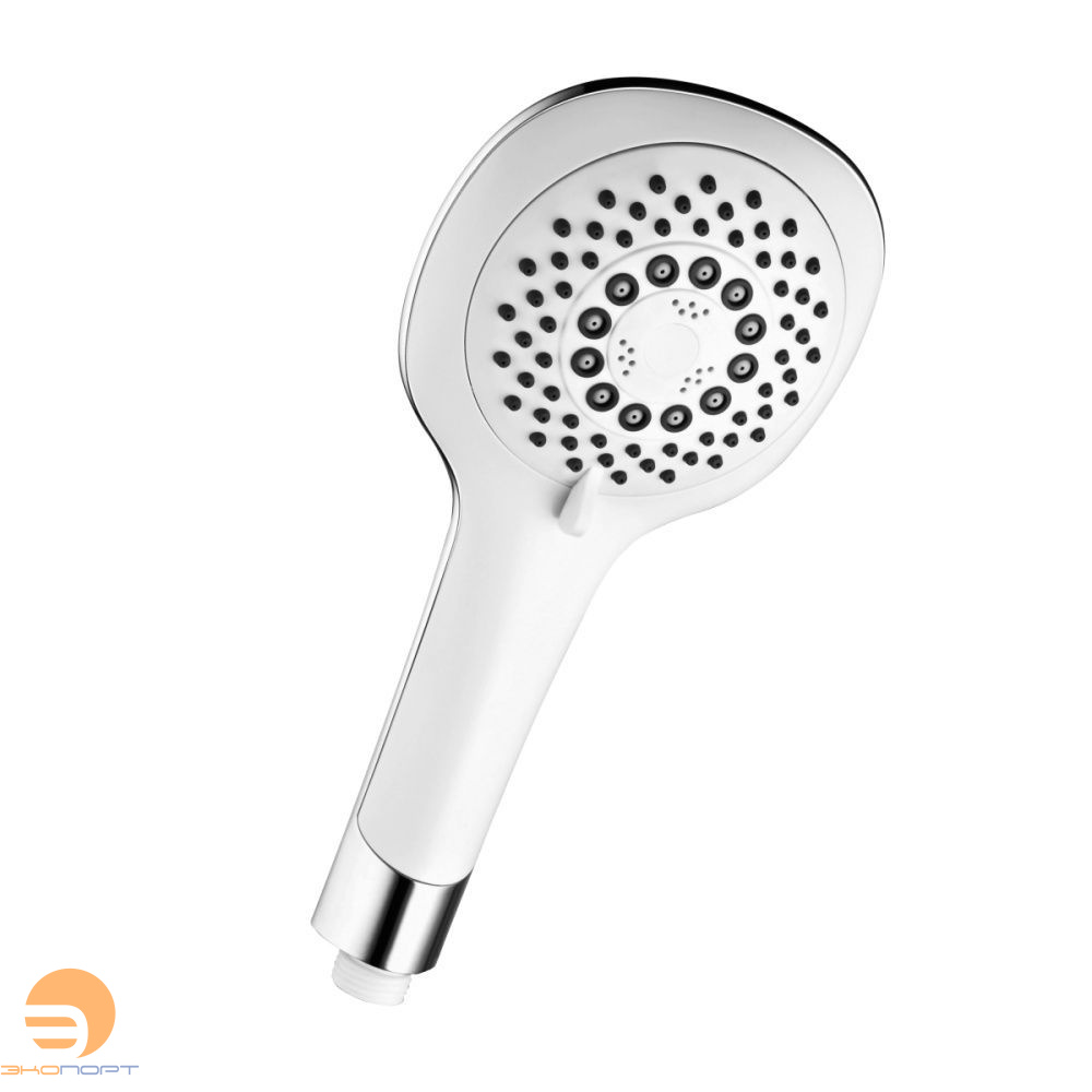 Лейка душевая 5-функц., 117х251 мм, хром/белый, блистер, LEMARK