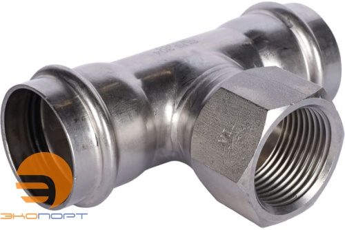 Тройник press 15х1/2х15 нерж. Rommer