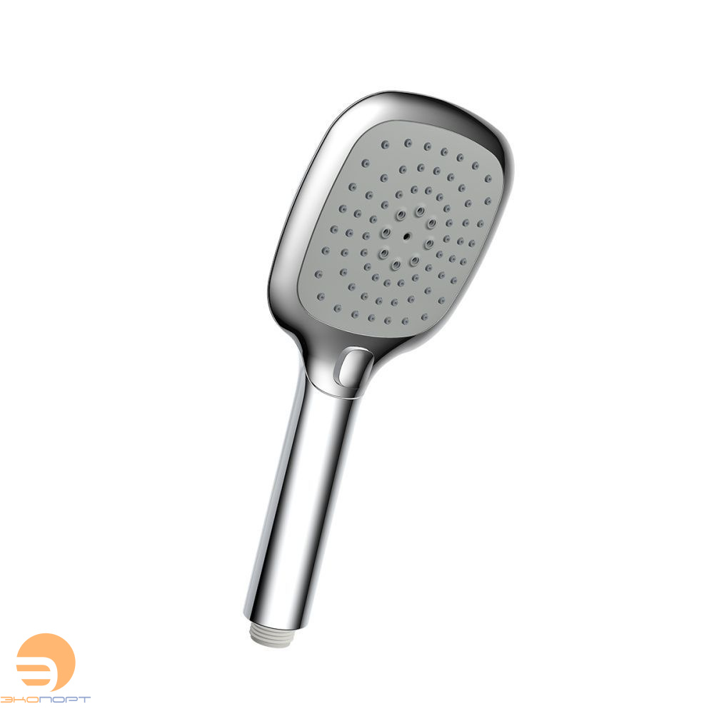 Лейка душевая 3-функц., 110*253 мм, квадратная, хром, блистер, LEMARK