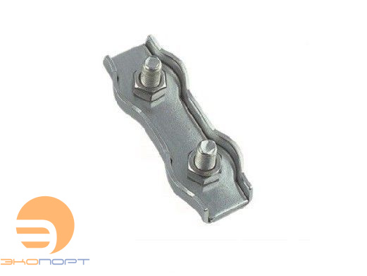 Зажим "ДУПЛЕКС" 5 мм (для троса 4 мм) нержавеющий