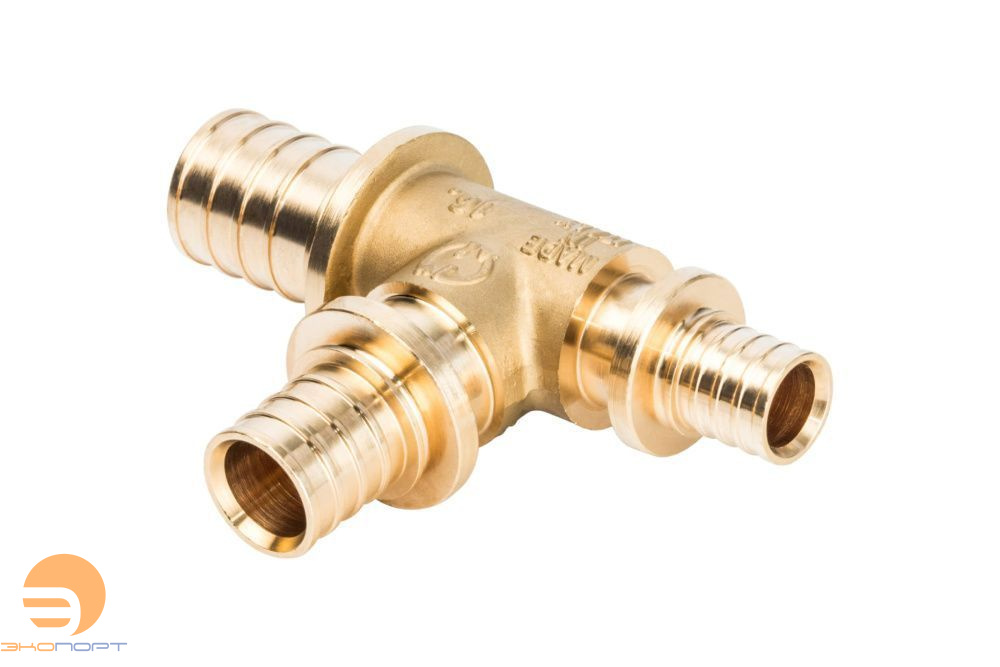 Тройник переходной 25-20-16 латунь STOUT