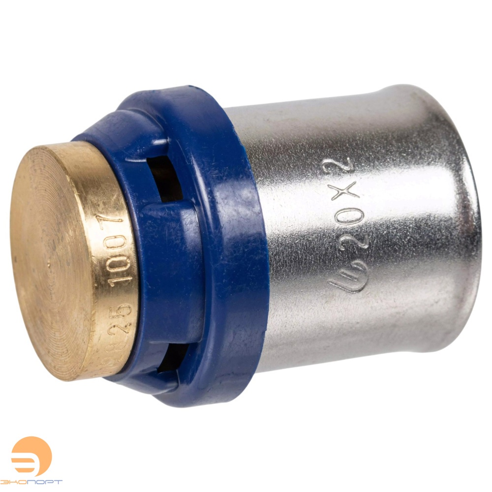 Заглушка пресс 20  MLC Plus латунная, Usystems