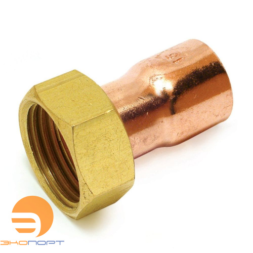 Переходник с накидной гайкой 15х3/4 5359g Sanha