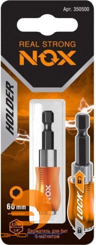 Держатель для бит QUICK LOCK E6,3 60мм, 1 шт карта