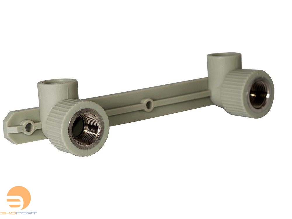 Водорозетка проходная сдвоенная для смесителя ВР 20х1/2  Aspipe