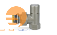 Клапан радиаторный запорный 1/2 угловой серый Varmega