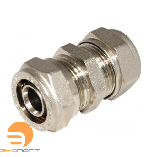 Муфта 20-16 никелир. (обжим) Tiemme