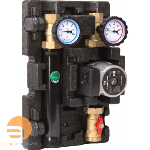 Насосный модуль 1" с насосом Grundfos UPS 25-60 DK DN25 ECO 2 Huch