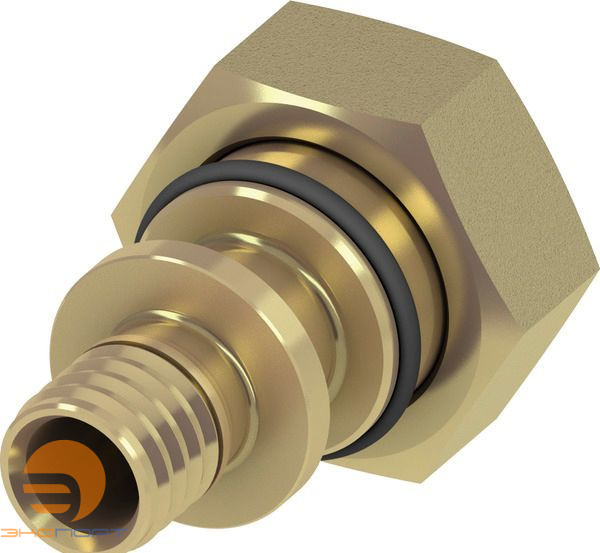 Соединение прямое с накидной гайкой 16х3/4 (евроконус) TECE