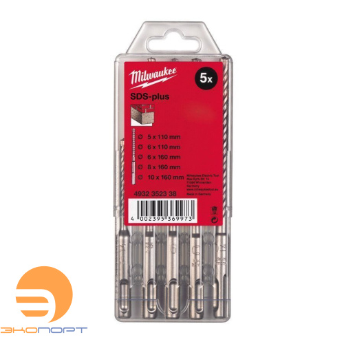 Набор SDS-PLUS Буры / Долота, Milwaukee