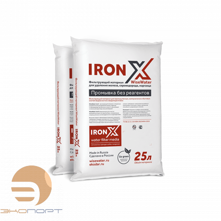 Наполнитель WiseWater ironX (меш 25 л)