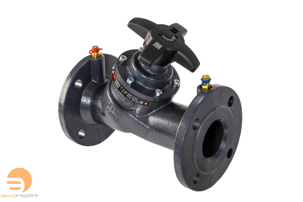 Клапан ручной балансировочный MNF-R2 DN40, фланцевый, PN16, Tmax 130C
