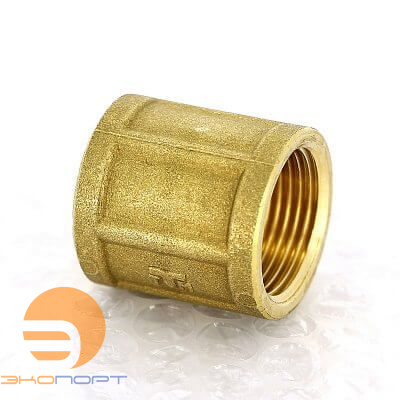 Муфта ВВ 11/2х11/2 (латунь) Tiemme