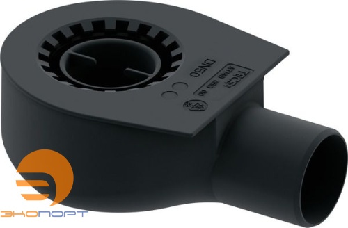 Сифон для дренажного канала DN 50,0,7л/с горизонтальный «заниженный», TECE 