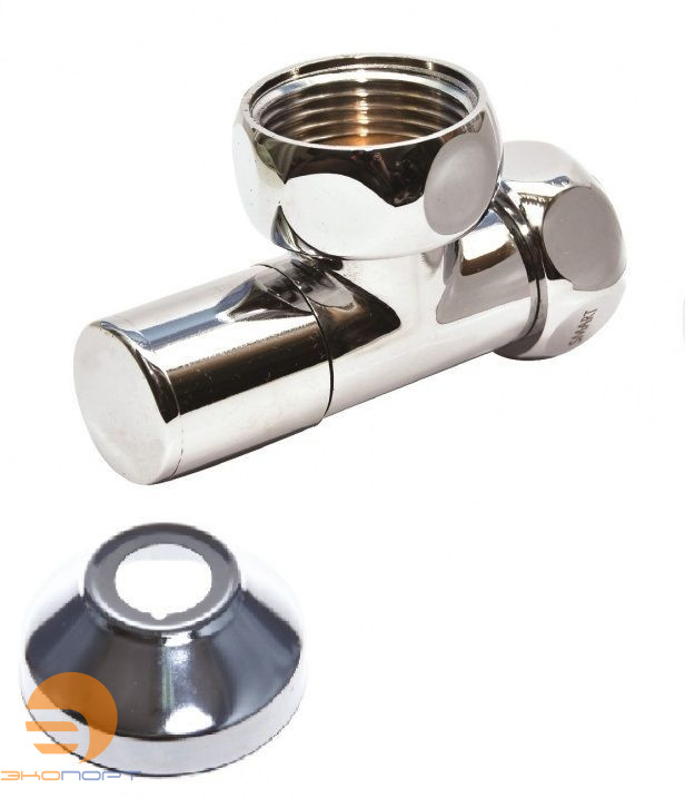 Кран угловой, колпачок 1"х3/4" г/г с отражателем SMART