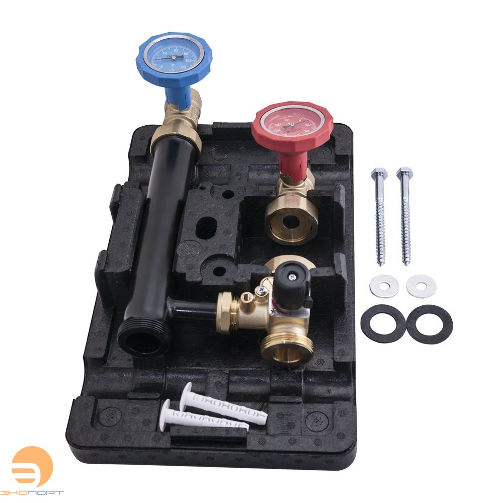 Насосная группа с 3-х ходовым приводным смесителем 1"  Gappo