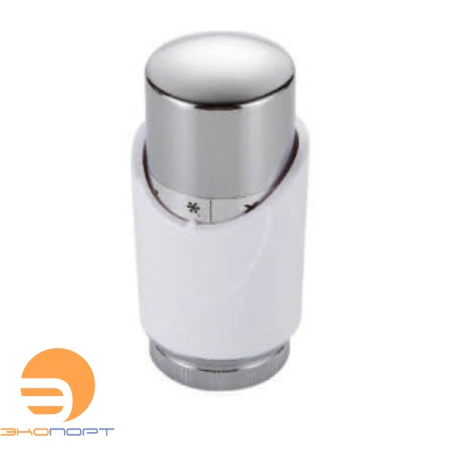 Головка термостатическая жидкостная белая/хром М30х1,5 мм Gappo