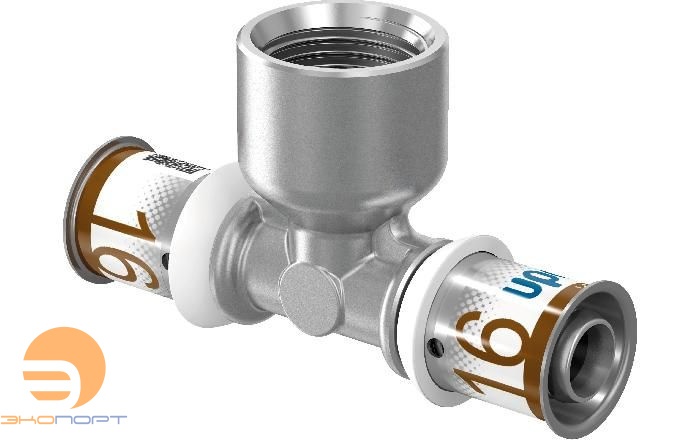 Тройник-пресс S-Press Plus 25-1/2-25 латунь Uponor