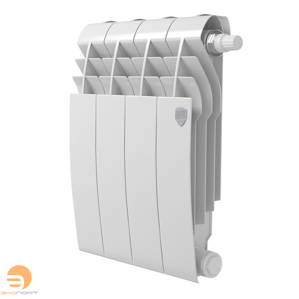 Радиатор биметаллический BiLiner Bianco 350/87  4 секций (белый) Royal Thermo