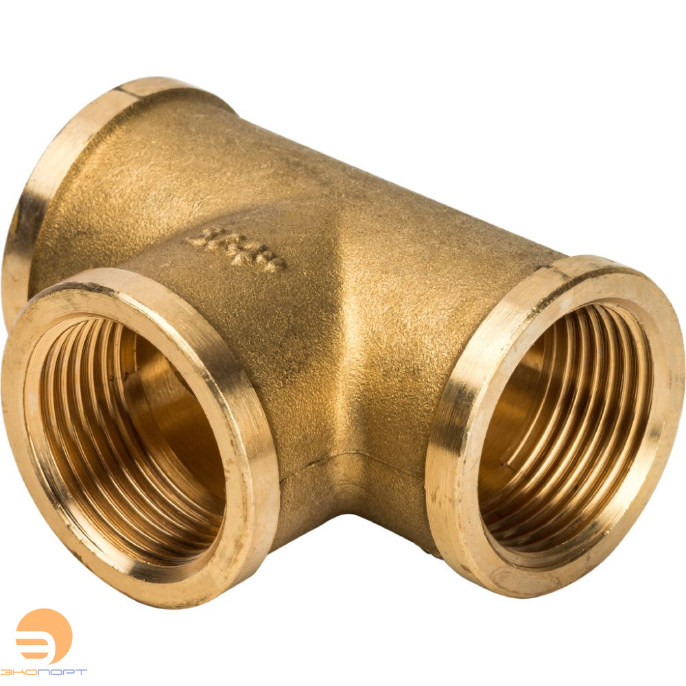 Тройник ВР    3/4 (латунь) STOUT