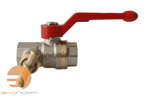 Кран шаровой BVR-DR со спускным элементом DN15 PN40 Ридан
