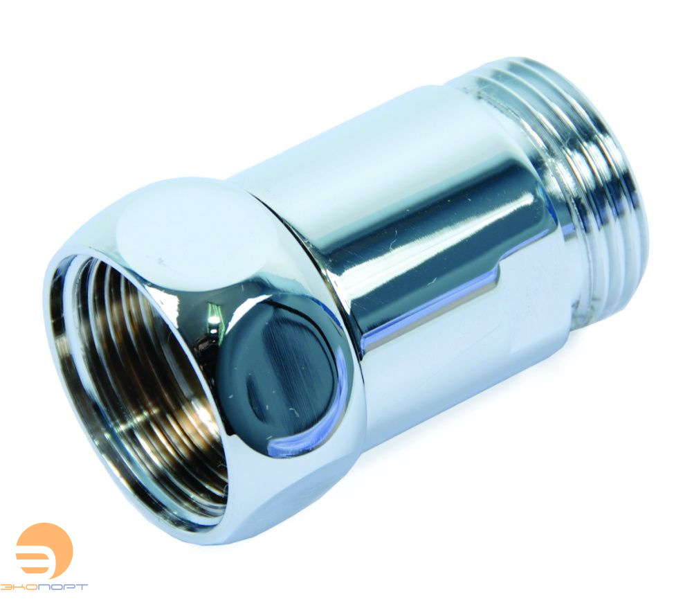 Сгон прямой (американка) для полотенцесушителя 1 х 1 ВН ХРОМ SMART